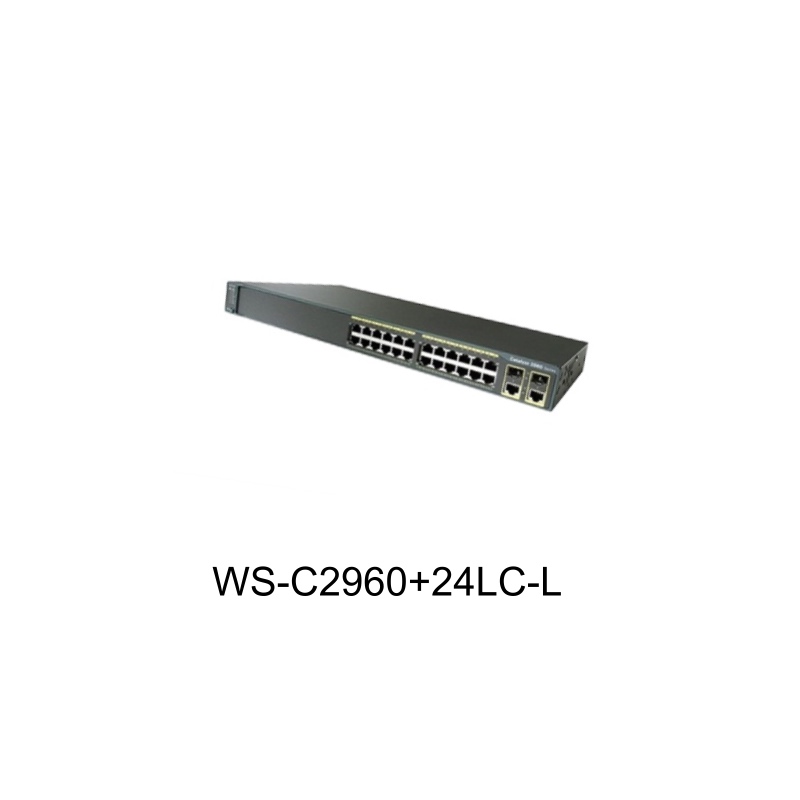 Cisco Original New In Box WS-C2960+24LC-L 2960 Plus 24 10/100 (8 PoE) + 2 T/SFP LAN Base Network Switch