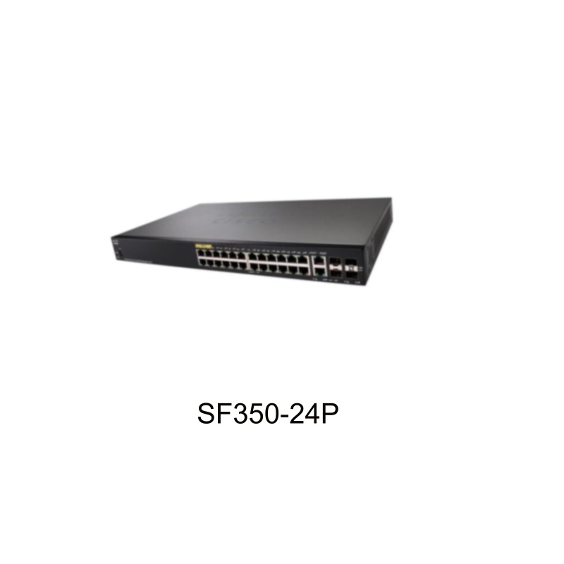 Cisco Network Small Switch SF350-24P 24-port 10/100 POE Managed Switch