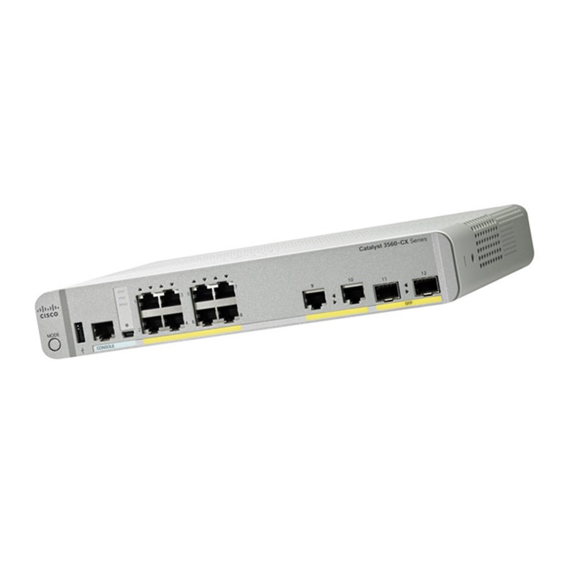 Cisco Network Switch WS-C3560CX-8TC-S Catalyst 3560-CX series
