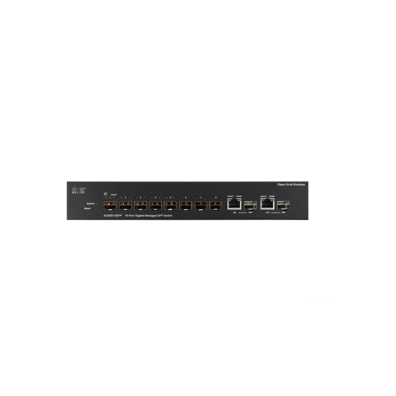  Cisco Original New Layer 3 SG350-10SFP 10-port Gigabit Managed SFP Small Switch